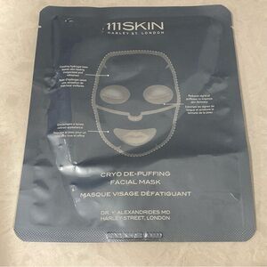 111SKIN Cryo De-Puffing Facial Mask exp- 17/08/2028 30ml NWT Sealed